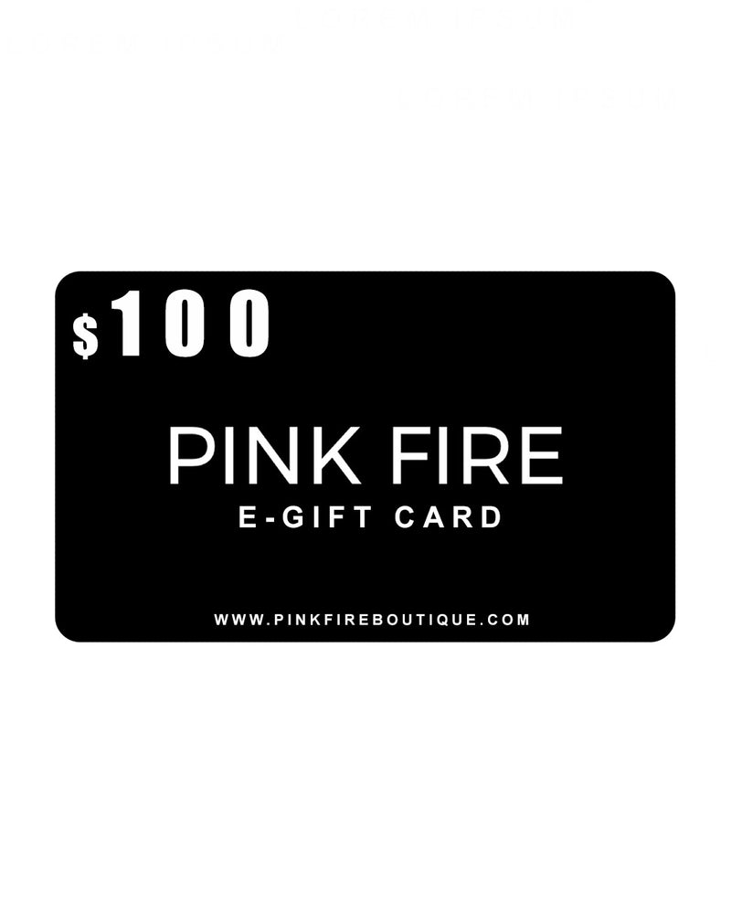 Pink Fire Boutique E-Gift Card